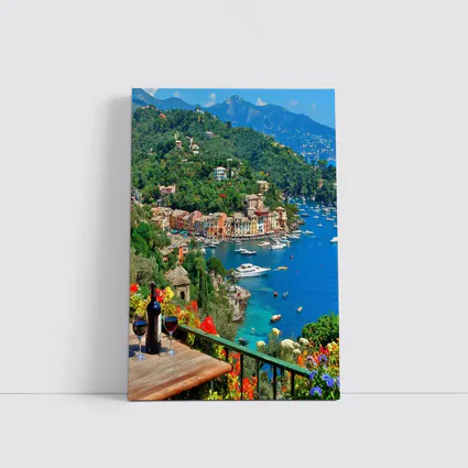 Portofino Italy Harbor Colorful Coastal Village View