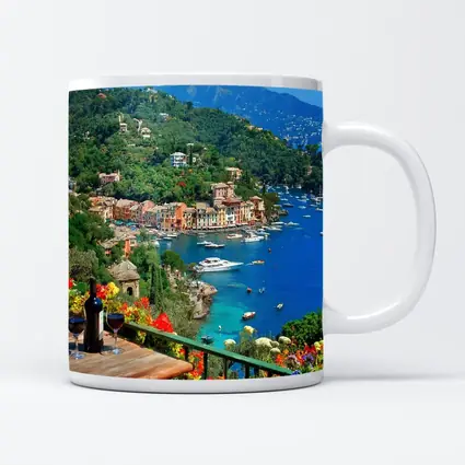 Portofino Italy Harbor Colorful Coastal Village View