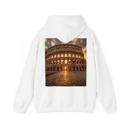 Colosseum Rome Sunset Golden Sky