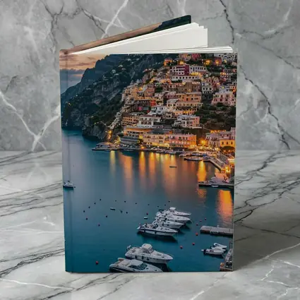 Positano Amalfi Coast Italy Dusk Harbor