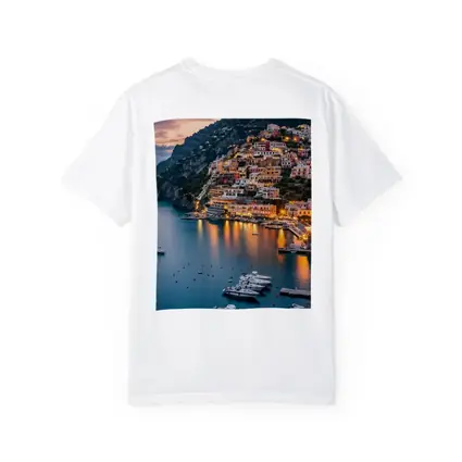Positano Amalfi Coast Italy Dusk Harbor