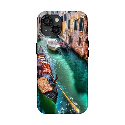 Venice Canal Gondola Italy Turquoise Water