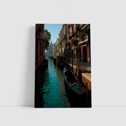 Venice Canal Gondolas Historic Architecture Italy