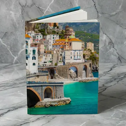 Amalfi Coast Cliffside Village Lemon Trees