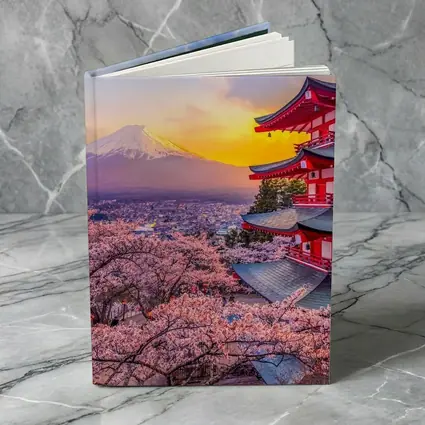 Chureito Pagoda Cherry Blossoms Mount Fuji Sunset