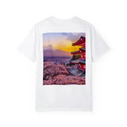 Chureito Pagoda Cherry Blossoms Mount Fuji Sunset