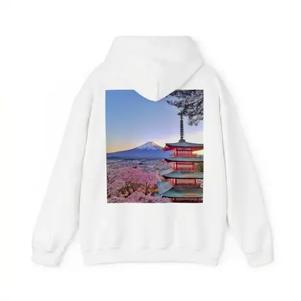 Chureito Pagoda Mount Fuji Cherry Blossoms Sunset