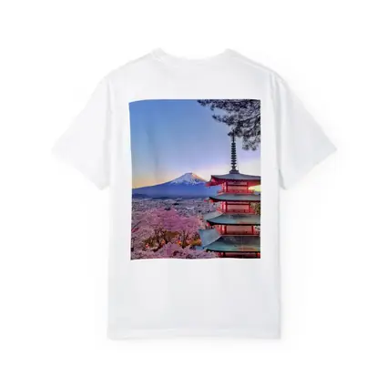Chureito Pagoda Mount Fuji Cherry Blossoms Sunset