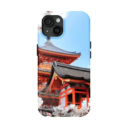 Kiyomizu Temple Cherry Blossoms Kyoto Japan