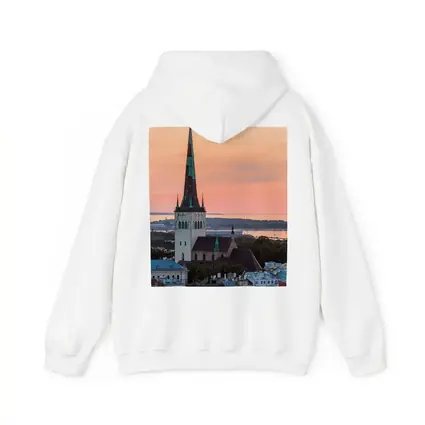 Tallinn Old Town Church Sunset Sky