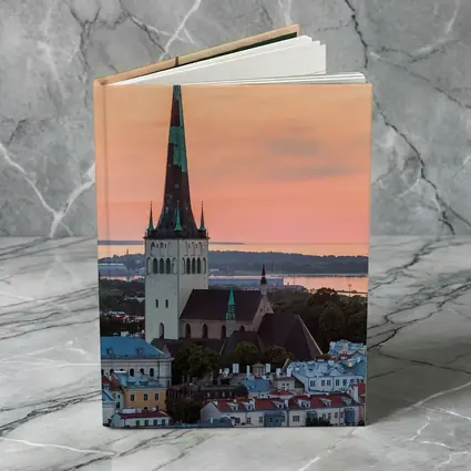 Tallinn Old Town Church Sunset Sky