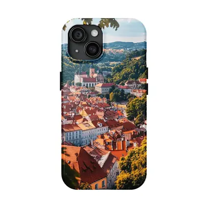 Prague Czech Republic Old Town Rooftops View
