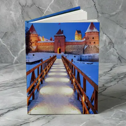 Trakai Island Castle Snow Winter Night