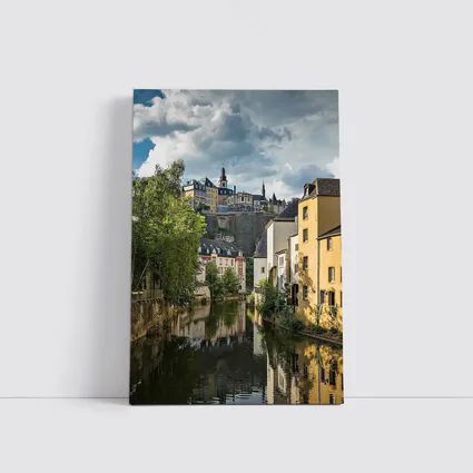 Luxembourg City Canal Old Town View