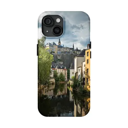 Luxembourg City Canal Old Town View