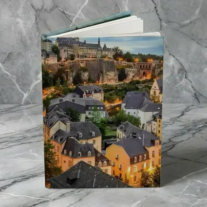 Luxembourg City Old Town Evening Cityscape