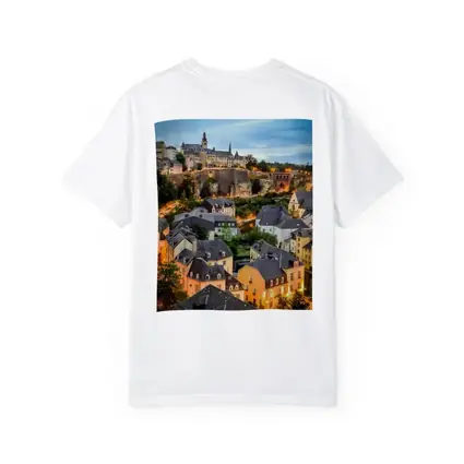 Luxembourg City Old Town Evening Cityscape