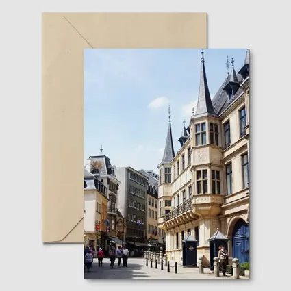 Grand Ducal Palace Luxembourg City Street