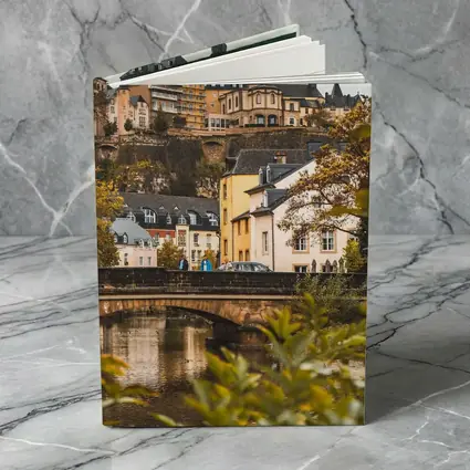Luxembourg City Old Town Bridge View