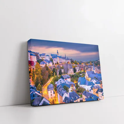 Luxembourg City Old Town at Dusk