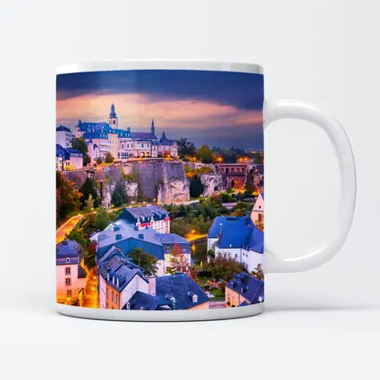 Luxembourg City Old Town at Dusk