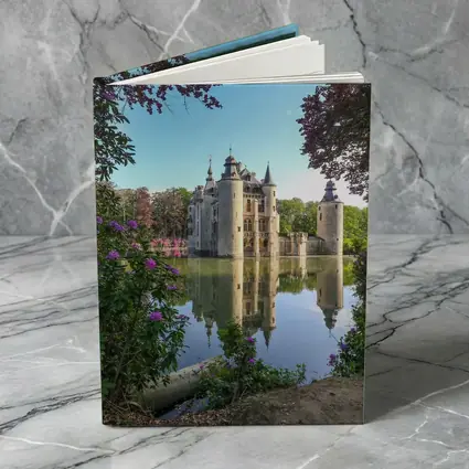 Medieval Castle Reflected In Moat Water
