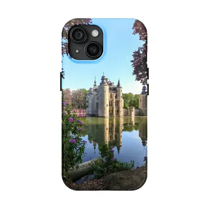 Medieval Castle Reflected In Moat Water