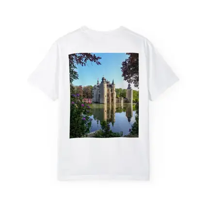 Medieval Castle Reflected In Moat Water