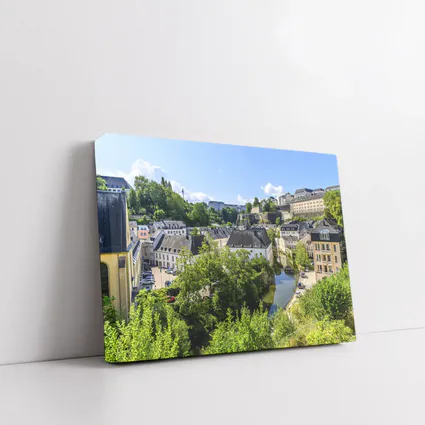 Luxembourg City Grund District River View