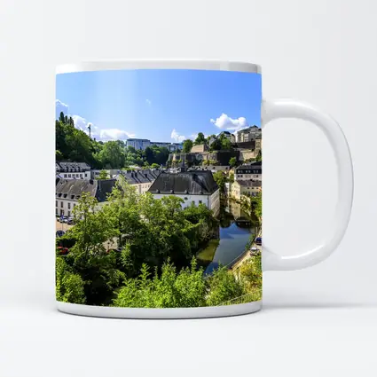 Luxembourg City Grund District River View