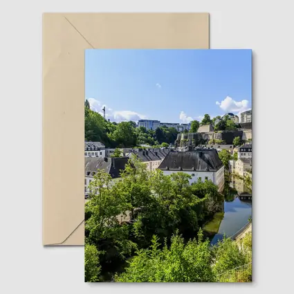 Luxembourg City Grund District River View