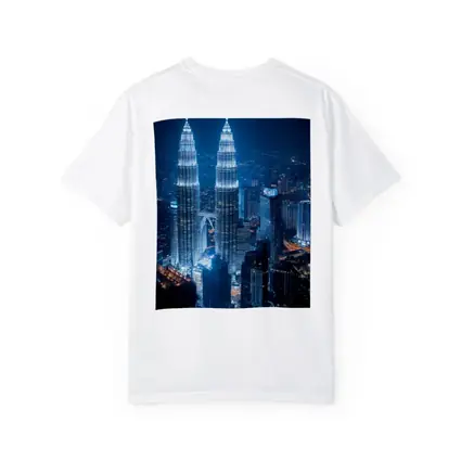 Petronas Twin Towers Kuala Lumpur Night Skyline