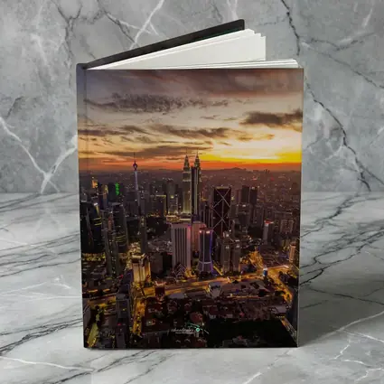 Kuala Lumpur Skyline at Golden Sunset