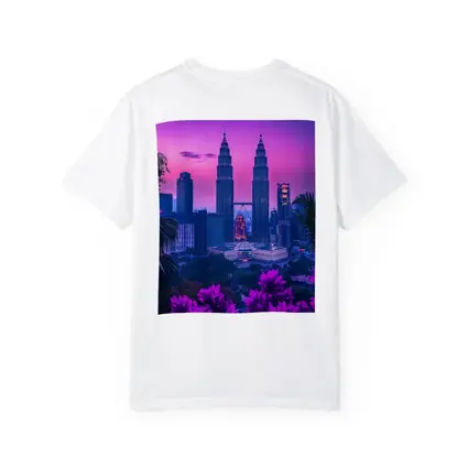 Petronas Towers Kuala Lumpur Purple Sunset Sky