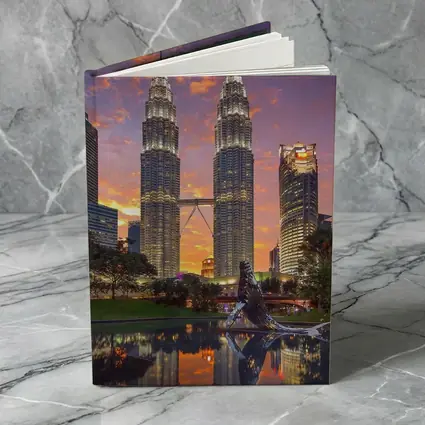 Petronas Twin Towers Kuala Lumpur Sunset Sky