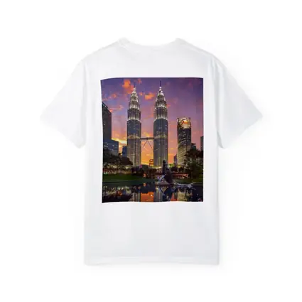 Petronas Twin Towers Kuala Lumpur Sunset Sky