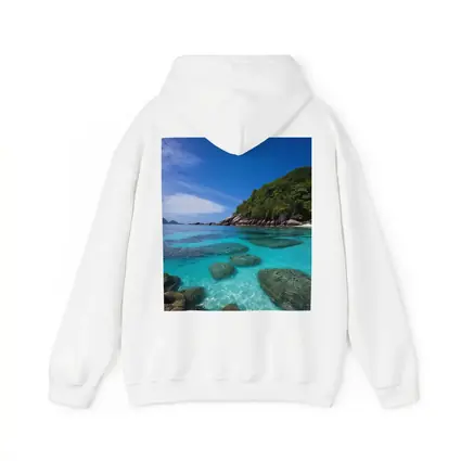 Clear Turquoise Ocean Water Rocky Tropical Island