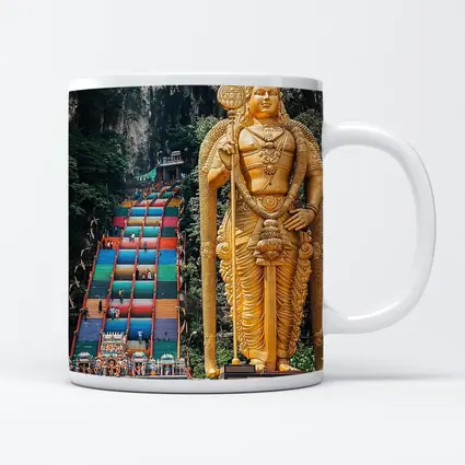 Lord Murugan Golden Statue Batu Caves Malaysia