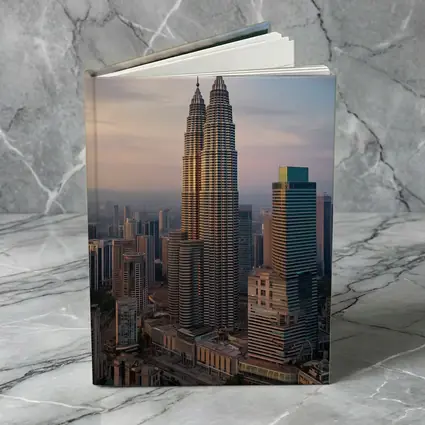 Petronas Twin Towers Kuala Lumpur Sunset Skyline
