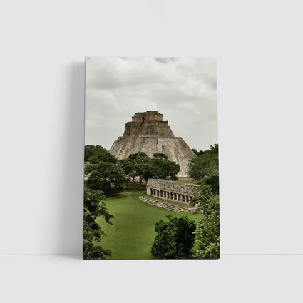 Mayan Pyramid Uxmal Ancient Ruins Mexico