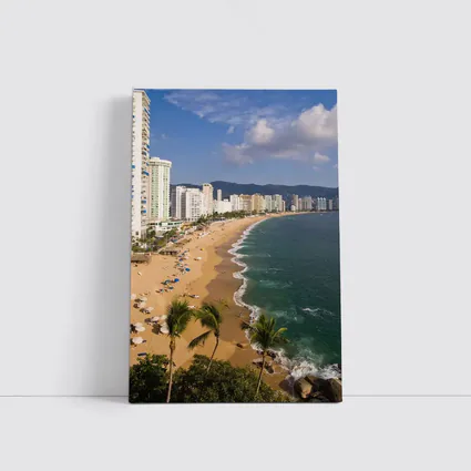 Acapulco Beach Skyline Coastal City View