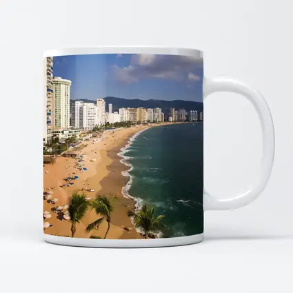 Acapulco Beach Skyline Coastal City View