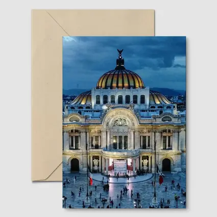 Palacio de Bellas Artes Mexico City Night