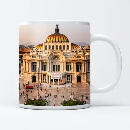 Palacio de Bellas Artes Mexico City Skyline