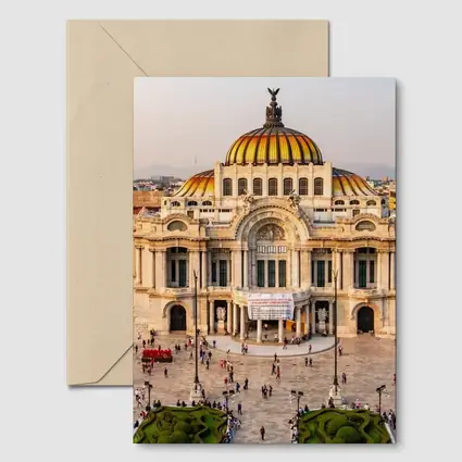 Palacio de Bellas Artes Mexico City Skyline