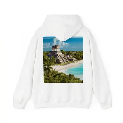 Mayan Temple Ruins Tropical Beach Jungle