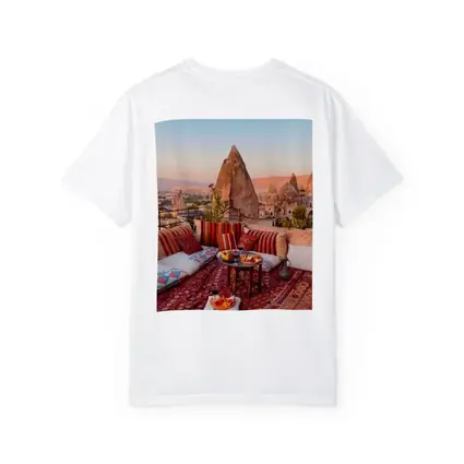 Cappadocia Rooftop Terrace Fairy Chimneys Turkey