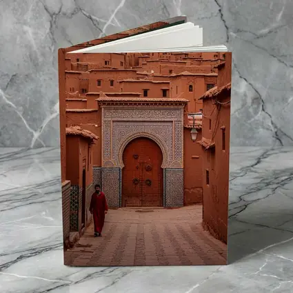 Moroccan Medina Red Clay Village Gate