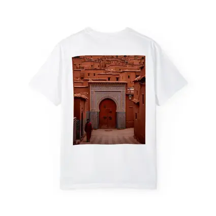 Moroccan Medina Red Clay Village Gate