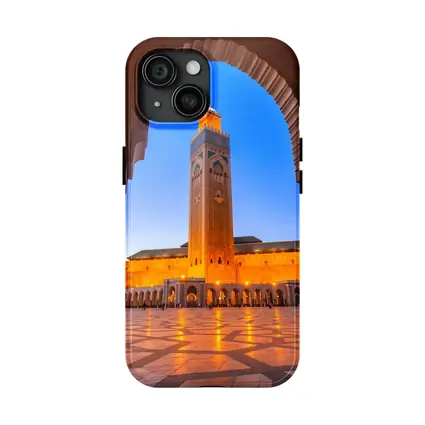 Hassan II Mosque Casablanca Morocco Night